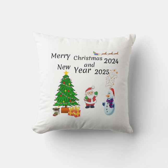 Almofada Feliz Chritmas 2024 (Frente)