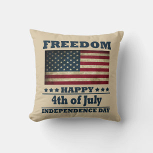 Almofada Feliz dia 4 de julho da independência