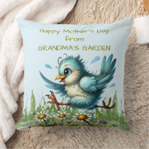 Feliz dia de as mães do Pássaro Engraçado do Jardi