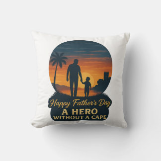 Almofada Feliz Dia de os pais - Um Herói sem Cabo