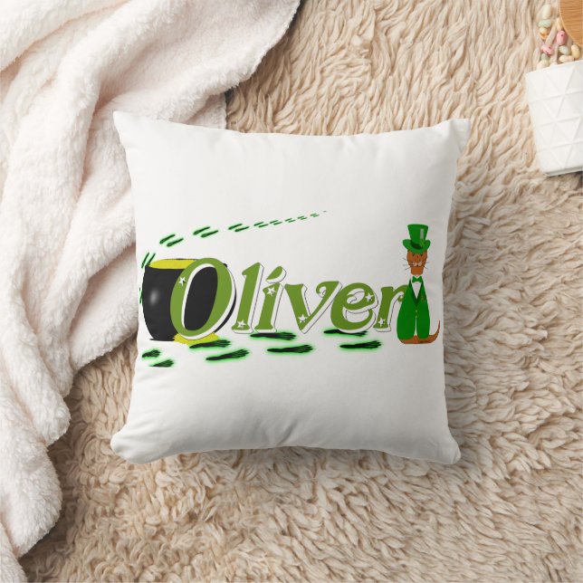 Almofada Feliz Dia de São Patrício Oliver Cube (Cobertor)