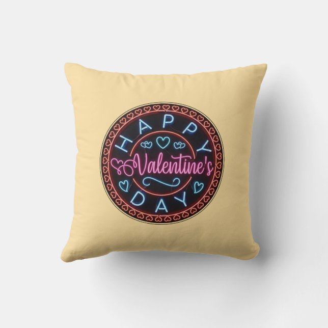 Almofada Feliz Dia dos Namorados Círculo Design-67128 (Verso)