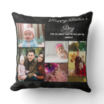 Feliz Dia dos Pais Colagem Personalizada de Fotos 