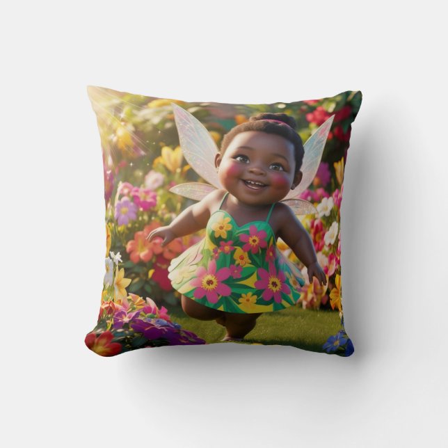 Almofada Feliz Fada Do Bebê (Frente)