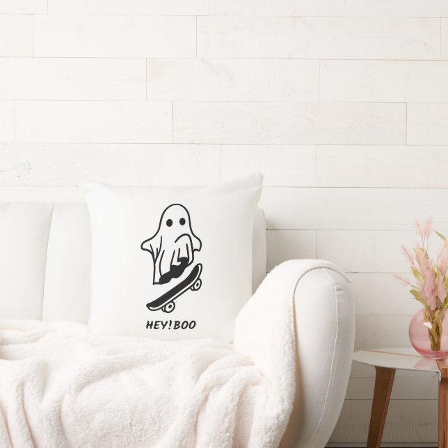 Almofada Feliz Halloween Boo Modern (Sofá)
