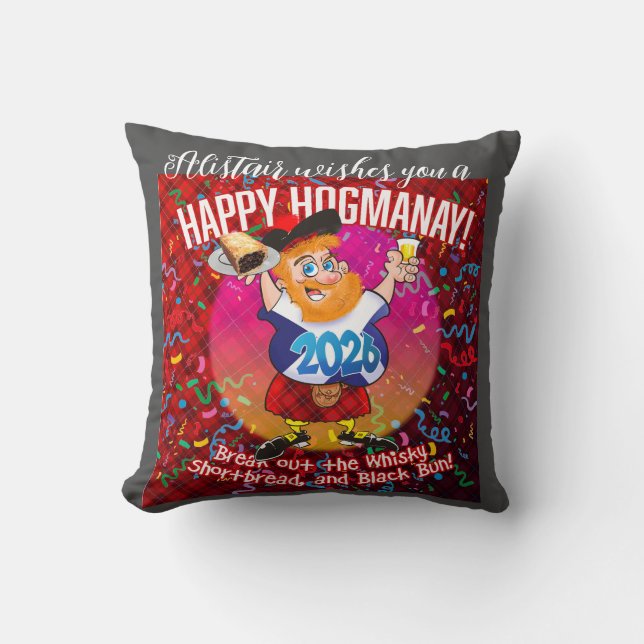 ALMOFADA FELIZ HOGMANAY 2026! (Frente)