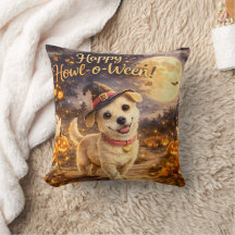 Feliz Howl-o-Ween Designação de Cachorro Fofo de H