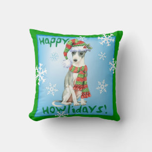 Almofada Feliz Howlidays Italiano Greyhound