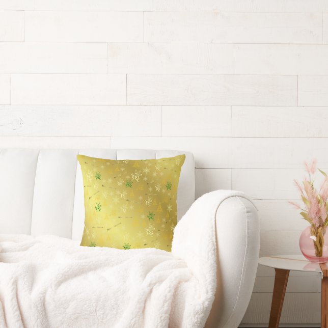 Almofada Feliz jogo de natal com animais, (Sofá)