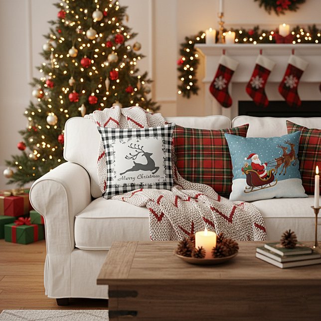 Almofada Feliz Natal (Criador carregado)