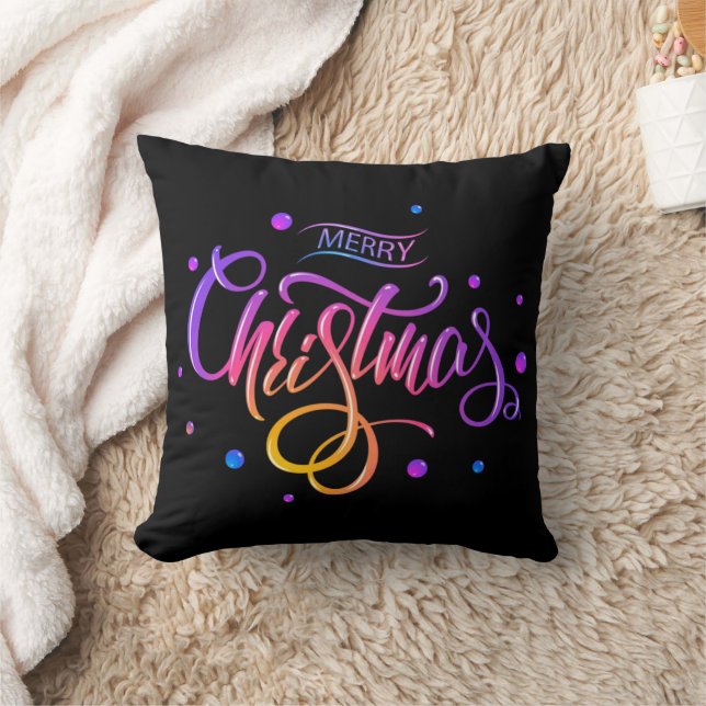Almofada feliz natal (Cobertor)