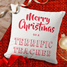 Feliz Natal a um Professor Incrível Vermelho Branc