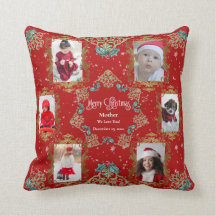 Feliz Natal Amo-Te A Colagem De Fotos Da Família