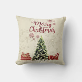 Almofada Feliz Natal,Árvores de Natal ,Presentes,Trenó