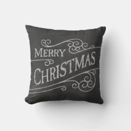 Almofada Feliz Natal Chalkboard Holiday Cushion