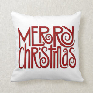 Almofada Feliz Natal - Cushion Vermelho