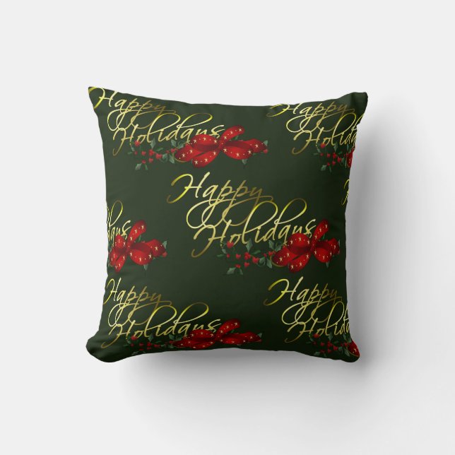 Almofada Feliz Natal de Férias (Frente)