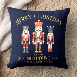 Almofada Feliz Natal do Nuthouse Nutcracker