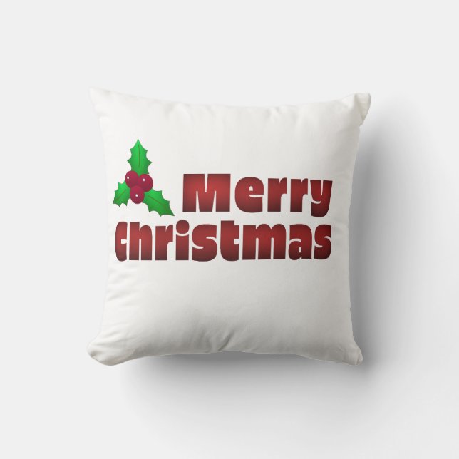 Almofada Feliz Natal em Casa Decor (Frente)