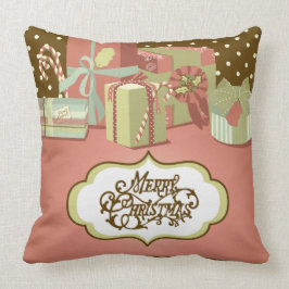 Almofada Feliz Natal Feriados - Travesseiro decorativo de N
