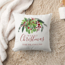 Feliz Natal Frutas Vermelhas Família Personalizada