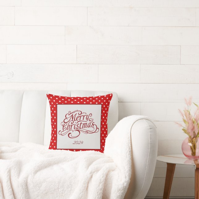 Almofada Feliz Natal Minimalista (Sofá)