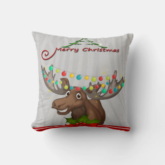 Almofada Feliz Natal Moose