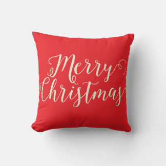 Almofada Feliz Natal Red Beige Natal