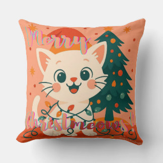 Almofada Feliz Natalgatinhos! Gato