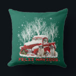 Almofada Feliz Navidog Santo Bernard Christmas Dog Lovers<br><div class="desc">Feliz Navidog Santo Bernard Cachorro de Natal Amava Natal</div>