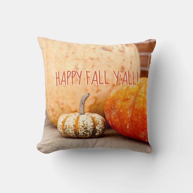 Almofada feliz outono, vocês todos usaram fotografias de ab (Frente)