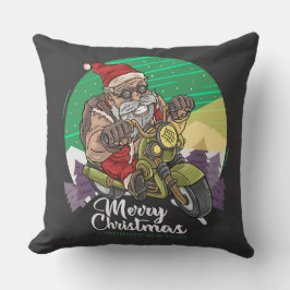 Almofada Feliz Papais noeis de Natal Travesseiro decorativo