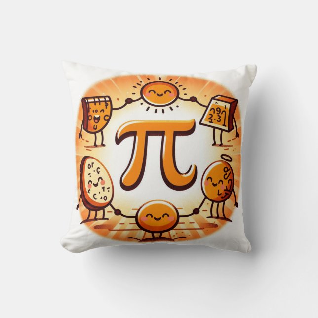 Almofada Feliz pi dia 3.14 (Frente)