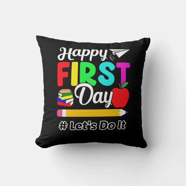Almofada Feliz Primeiro Dia (Frente)