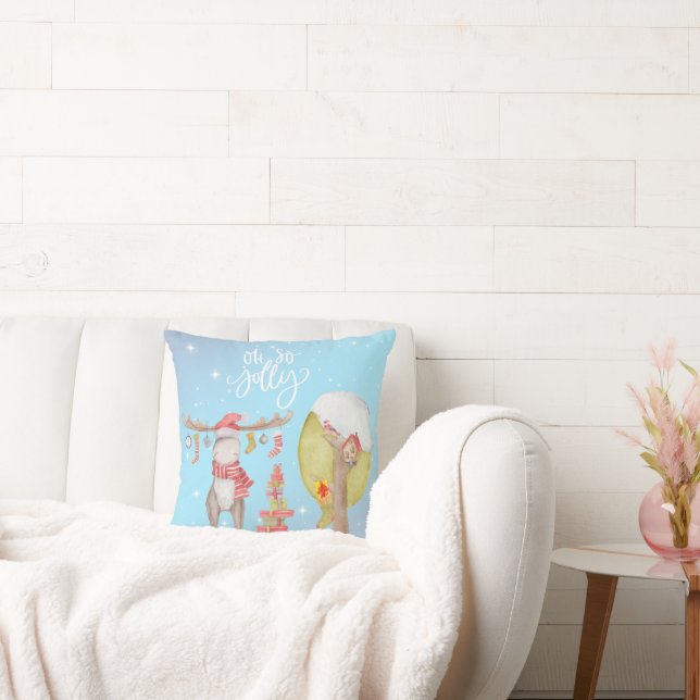 Almofada Feliz Whimsic Chris Moose - Oh Tão Jolly (Sofá)