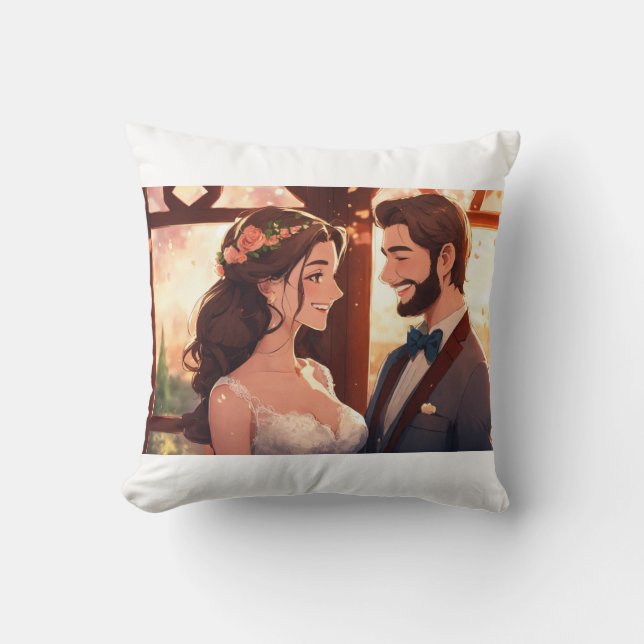 Almofada Felizes Casais casados (Frente)