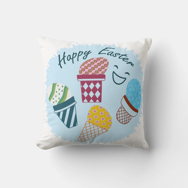Almofada Felz pascoa (Frente)