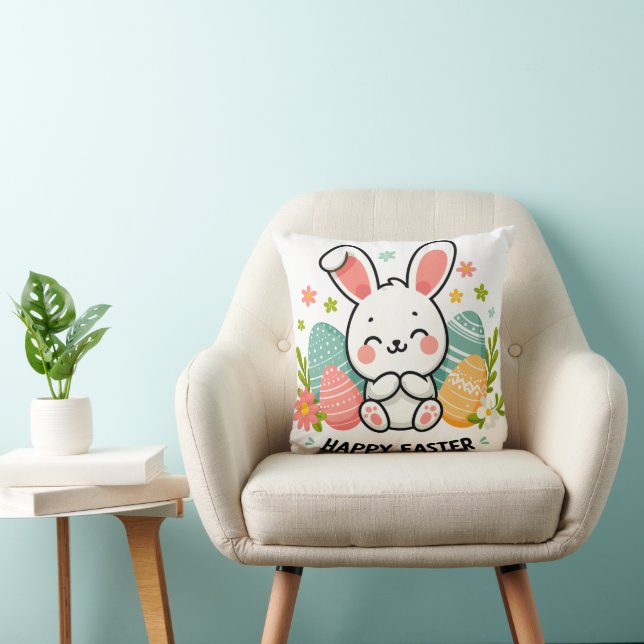 Almofada Felz pascoa Bunny (Cadeira)