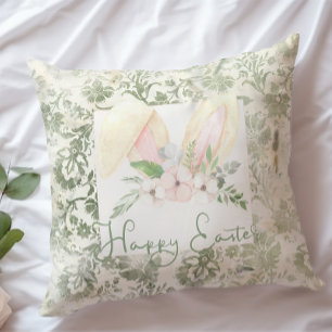 Almofada Felz pascoa Bunny Lamb Floral