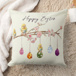 Almofada Felz pascoa de Pintinhos para bebês de Ovos de Pás