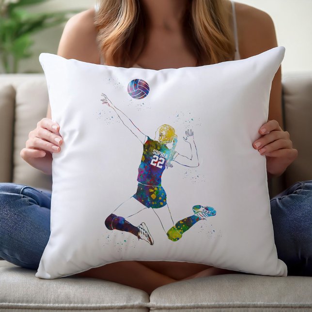 Almofada Female Volleyball Player (Criador carregado)