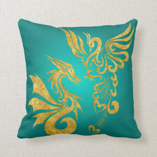 Almofada Feng reversível Shui Phoenix & travesseiro do