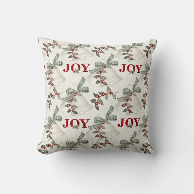 Almofada Feriado Belgas Natal Joy Travesseiro d4 (Frente)
