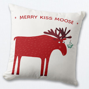Almofada Feriado Moose Engraçado