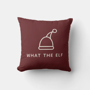 Almofada Feriado Simples e Simples do Pun O que o Elf