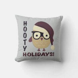 Almofada Feriados de Hooty hipster!