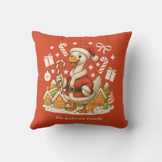 Almofada Férias de Natal dos papais noeis (Verso)