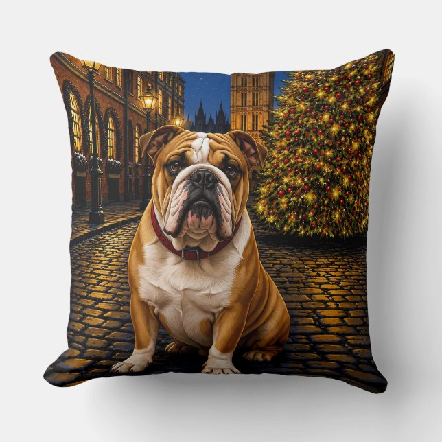 Almofada Férias do Bulldog  (Frente)