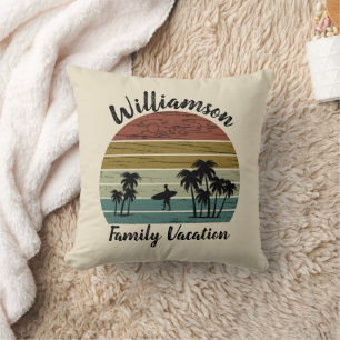 Almofada Férias familiares personalizadas