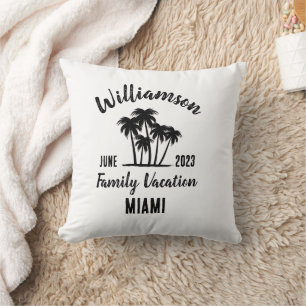 Almofada Férias familiares personalizadas